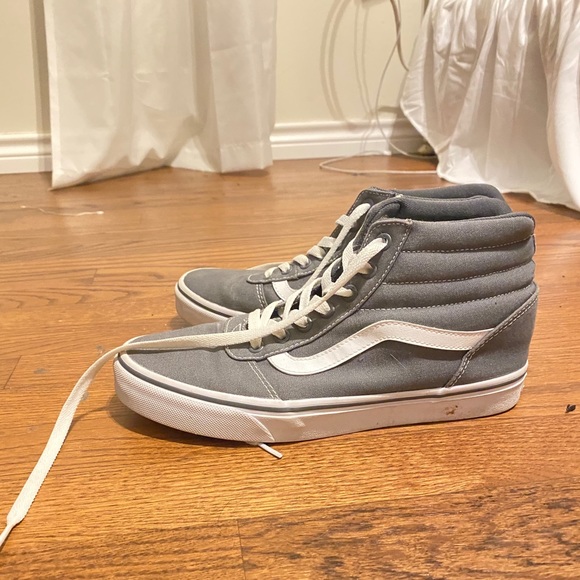 Vans Gray Hi Tops - Picture 2 of 2